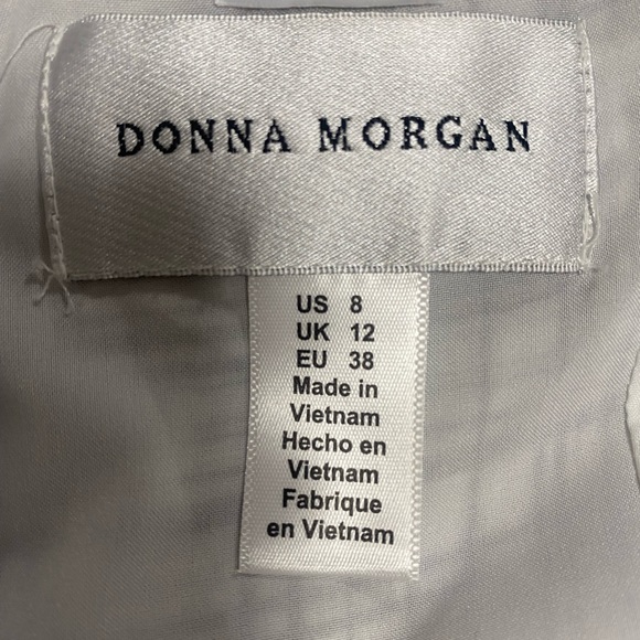 Donna Morgan Linen Blend Fit and Flare Dress Size 8 - Picture 5 of 6